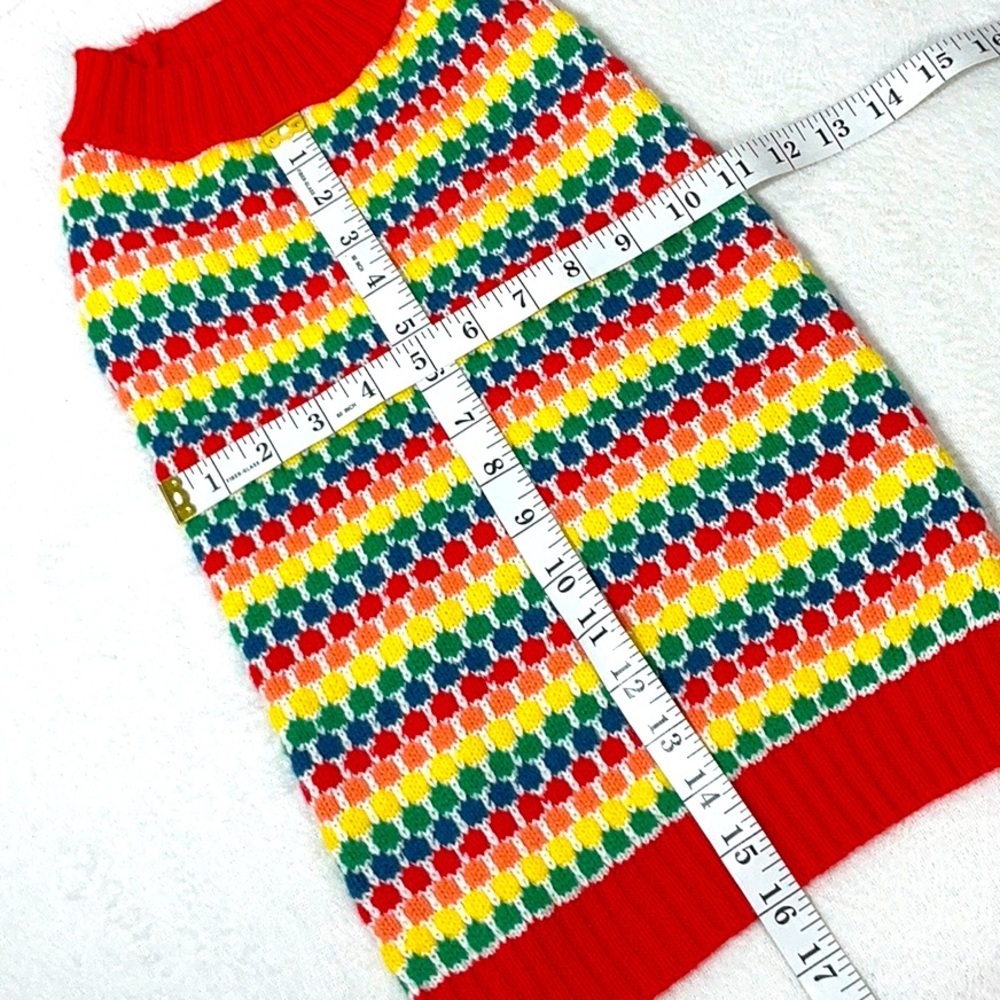 Colorful Striped Knit Sweater - Picture 6 of 9